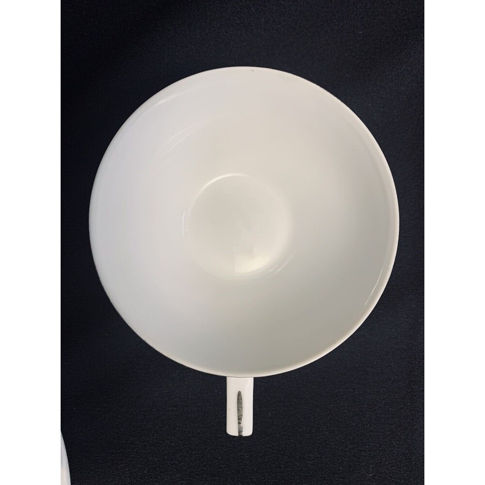 Vtg Platinum Wheat Fine China of Japan Tea Cup and Saucer Set/5 Max Schonfeld - Picture 9 of 16